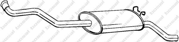 Глушитель выхлопных газов конечный