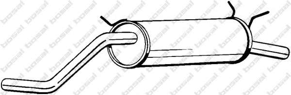 Глушитель выхлопных газов конечный