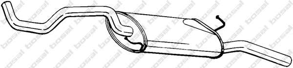 Глушитель выхлопных газов конечный