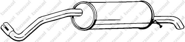 Глушитель выхлопных газов конечный