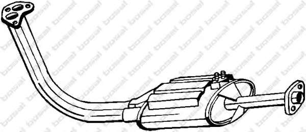 Предглушитель выхлопных газов