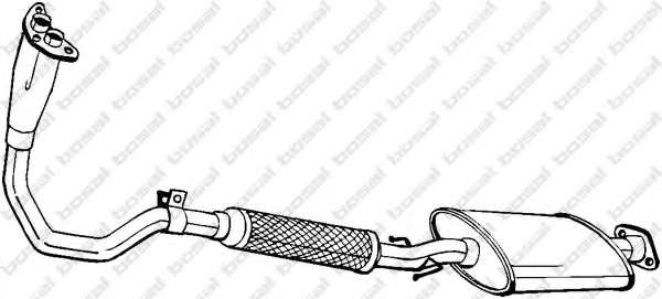 Предглушитель выхлопных газов