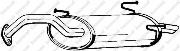 Глушитель выхлопных газов конечный