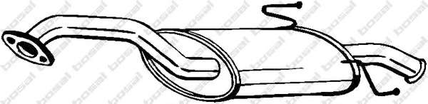 Глушитель выхлопных газов конечный