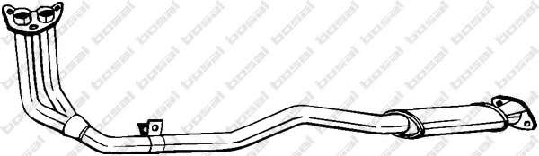 Предглушитель выхлопных газов