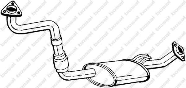 Предглушитель выхлопных газов