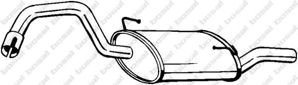 Глушитель выхлопных газов конечный