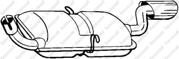 Глушитель выхлопных газов конечный