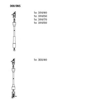Комплект проводов зажигания