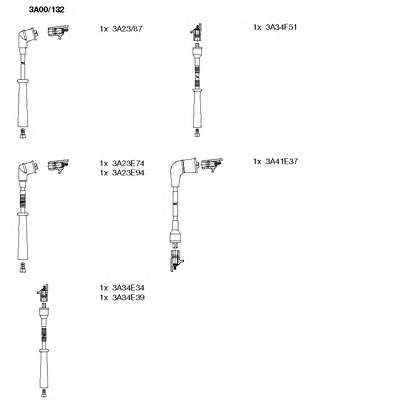Комплект проводов зажигания