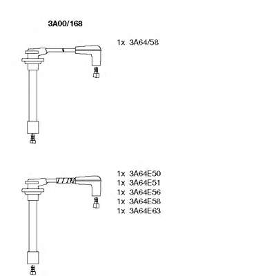 Комплект проводов зажигания