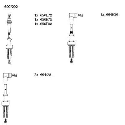 Комплект проводов зажигания