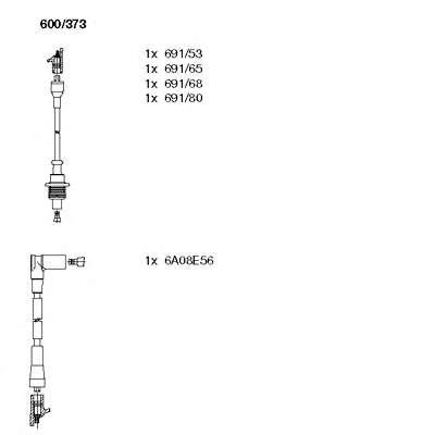 Комплект проводов зажигания
