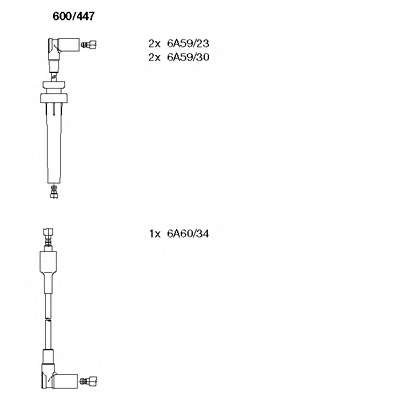 Комплект проводов зажигания