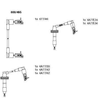 Комплект проводов зажигания