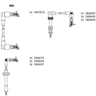 Комплект проводов зажигания