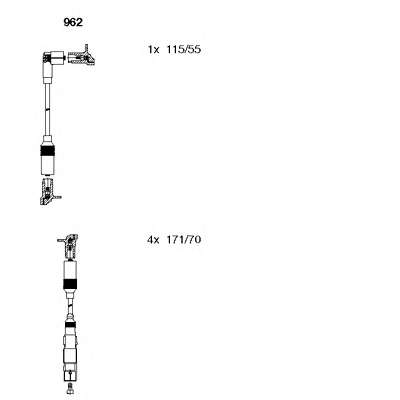 Комплект проводов зажигания