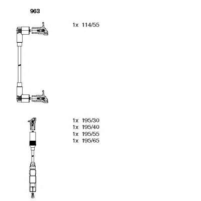 Комплект проводов зажигания