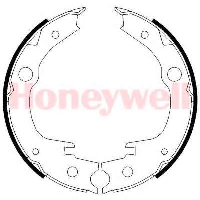 Комплект тормозных колодок, стояночная тормозная система