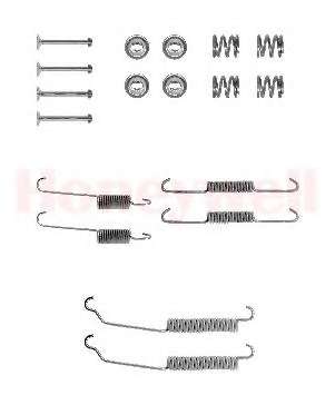 Комплектующие, тормозная колодка