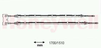 Трос, стояночная тормозная система