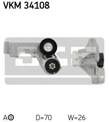 Натяжник ременя генератора Ford Connect 1.8TDCi/Di 98-13 (70x26)