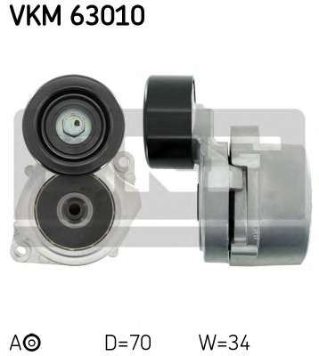Натяжник ременя генератора Honda Accord VII/VIII 2.2 i-CTDi/i-DTEC 04- (70x34)