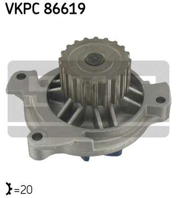 Помпа води VW T4/LT/Crafter 2.5TDI 79-13 (20z)