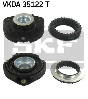 Подушка амортизатора (переднього) 2шт + підшипник 2шт VW Golf/Caddy III/Passat B6/B7/Touran 04-