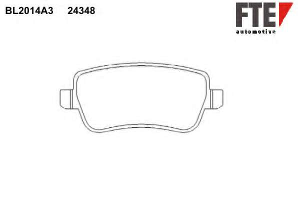 Комплект тормозных колодок, дисковый тормоз