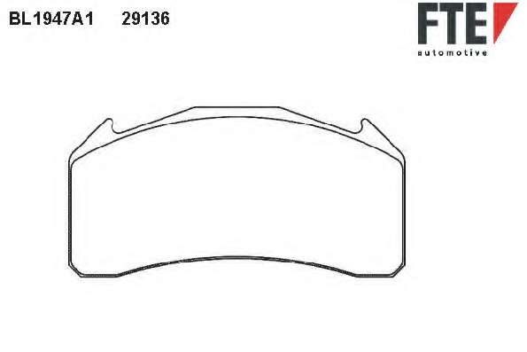 Комплект тормозных колодок, дисковый тормоз