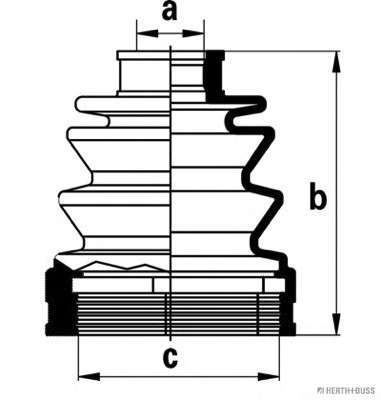 Комплект пылника, приводной вал