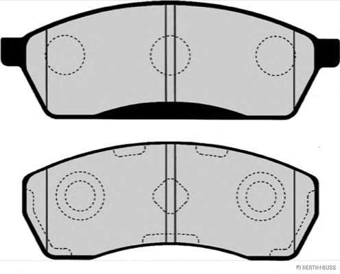 Комплект тормозных колодок, дисковый тормоз