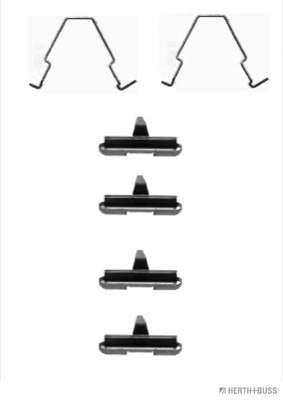 Комплектующие, колодки дискового тормоза