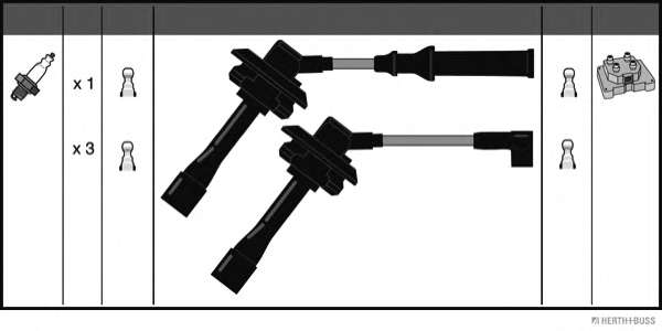 Комплект проводов зажигания