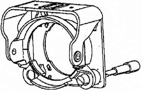 Кронштейн. Кронштейн, фара рабочего освещения. Кронштейн, противотуманная фара