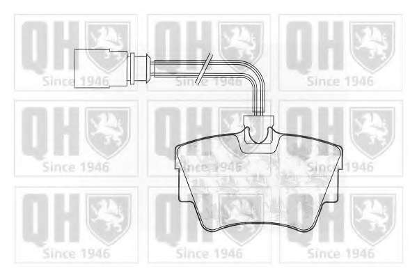 Комплект тормозных колодок, дисковый тормоз