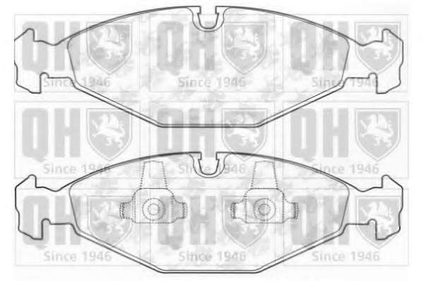 Комплект тормозных колодок, дисковый тормоз