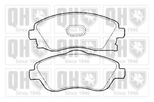 Комплект тормозных колодок, дисковый тормоз