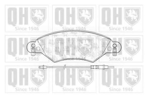 Комплект тормозных колодок, дисковый тормоз