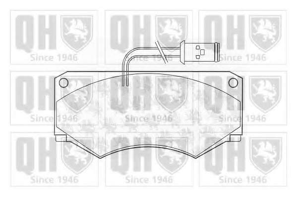 Комплект тормозных колодок, дисковый тормоз