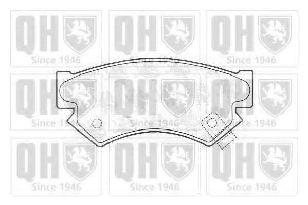 Комплект тормозных колодок, дисковый тормоз