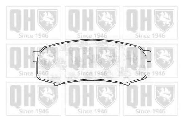 Комплект тормозных колодок, дисковый тормоз