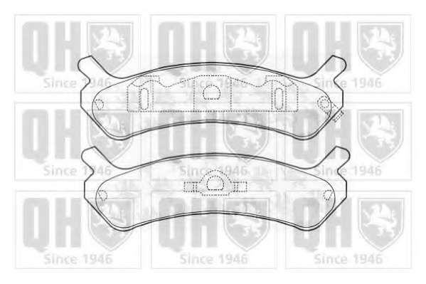 Комплект тормозных колодок, дисковый тормоз