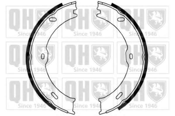 Комплект тормозных колодок, стояночная тормозная система