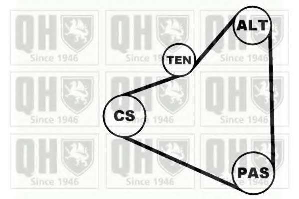 Поликлиновой ременный комплект