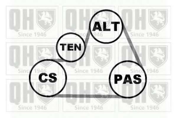 Поликлиновой ременный комплект