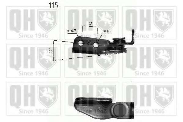 Газовая пружина, крышка багажник