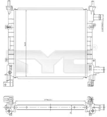 Радиатор, охлаждение двигателя