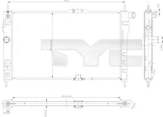Радиатор, охлаждение двигателя